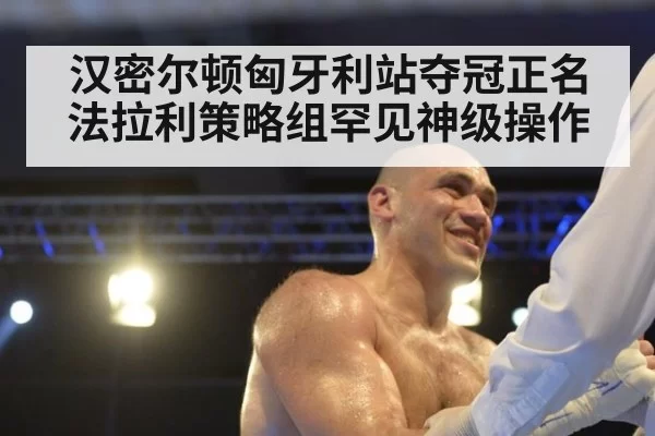 汉密尔顿匈牙利站夺冠正名法拉利策略组罕见神级操作